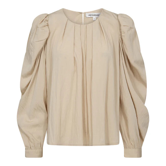 VivaCC Pleat Blouse Powder