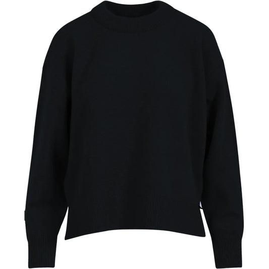 Sweater With Round Neck Black